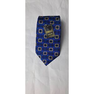 Firenze NWT Pure SILK Geometric Tie  L=56'  W=4'